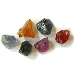 Sapphires we found in Umba.